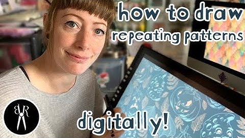 HOW TO - Draw a Repeating Pattern Tutorial - Part 2 - DIGITAL