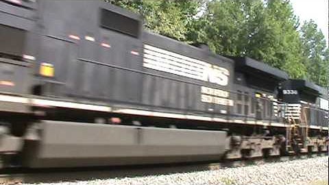 NS 213 at Five Row (Spencer), NC with BNSF Power