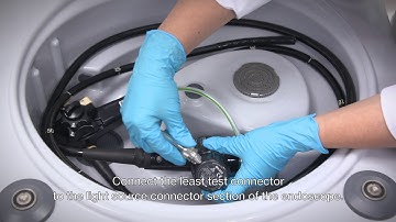 How to set up and connect your endoscope in the Serie 1 endoscope washer-disinfector