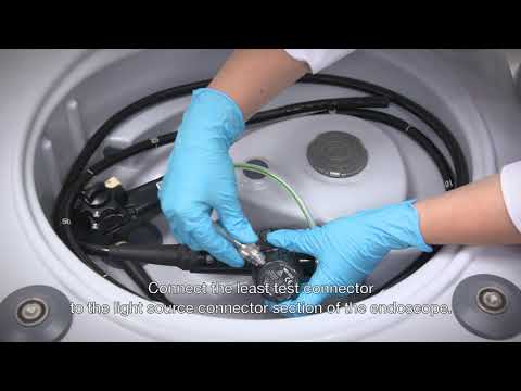 How to set up and connect your endoscope in the Serie 1 endoscope washer-disinfector