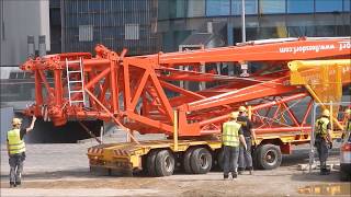 Liebherr LTM 8.1 1500 dismantling - not filmed everything