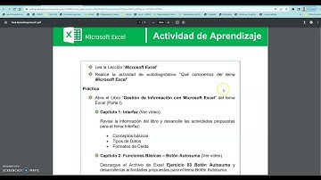 Video Tutorial Módulo Microsoft Excel I - Curso de Informática Básica 2023-1