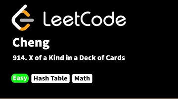 LeetCode 914. X of a Kind in a Deck of Cards