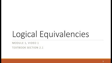 M1 V2 Logical Equivalencies