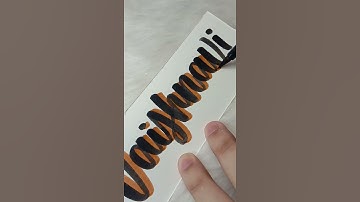 "Vaishnavi" by Lettering with LAB #shorts