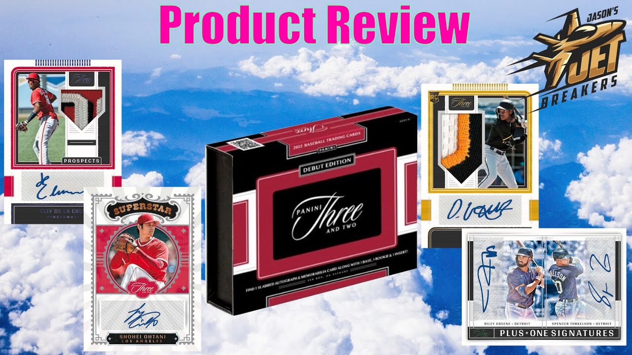 2022 panini 3 and 2 baseball release day product review youtube