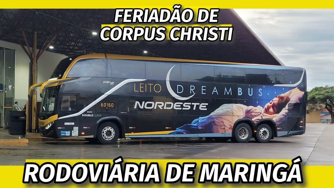 RODOVIÁRIA DE MARINGÁ - AS CHEGADAS e PARTIDAS PELA MANHÃ