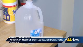 Aurora in need of bottled water donations