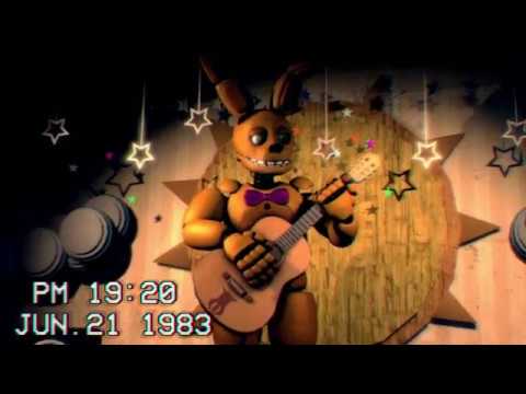 [FNAF] Spring Bonnie show tape (Fredbear's Family diner 1983)