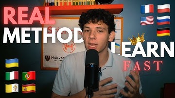 The Real Method to Learn Languages Fast (My Exact Method)