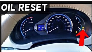 Toyota Sienna How to reset oil maintenance light 2011,2012,2013,2014,2015,2016