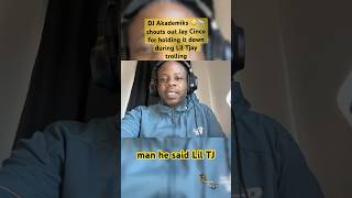 DJ Akademiks 😳📢 shouts out Jay Cinco for holding it down during Lil Tjay trolling #shorts