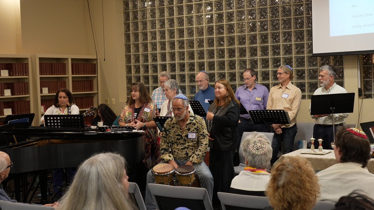 Hello Rabi Congregation Beth Hatikvah sings