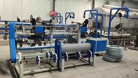 GST Double Wire Automatic chain link fence making machine price