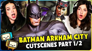 BATMAN ARKHAM CITY CUTSCENES (PART 1/2) REACTION! | Gamer's Little Playground