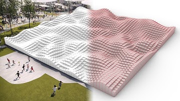 [Grasshopper] Boxes with undulations [Data download available]