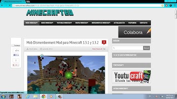 Minecraft~Cómo instalar Mob Dismemberment Mod para Minecraft 1.5.1 1.5.2