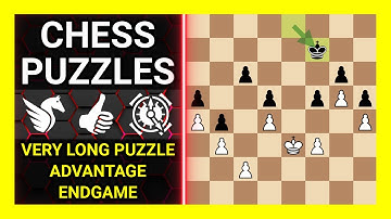 Chess Puzzles to Practice. Themes: Very long puzzle, Advantage, Endgame. Learn Chess