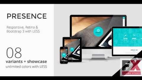 Preview PRESENCE - Responsive One Page Parallax Template TFo