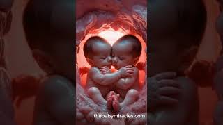 This is pure twin love 👶💕#ttc #tryingtoconceive #twins #pregnancy