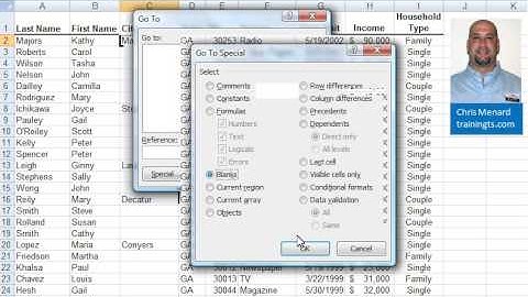 Easily fill empty cells in Excel by Chris Menard