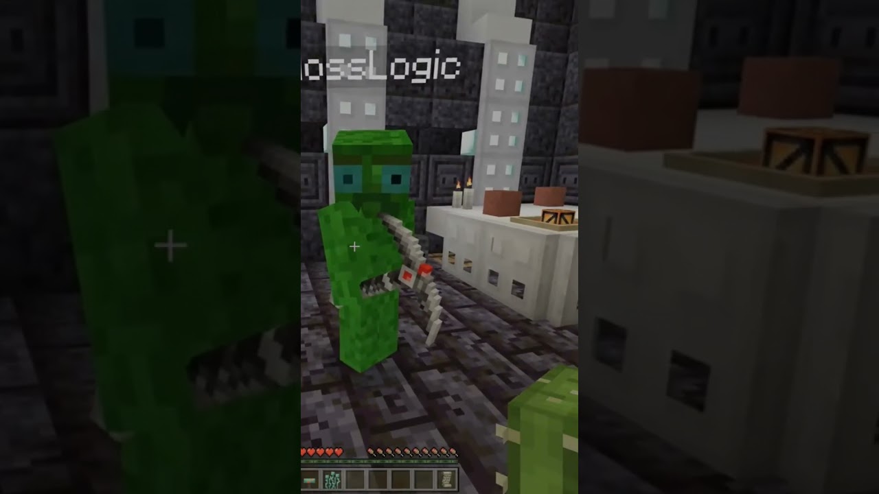 My new friend is a cactus called Moss #minecraft #minecraftshorts