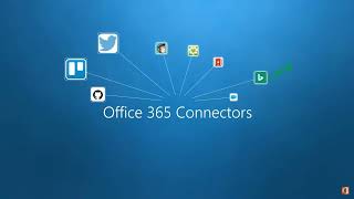 Office 365 - Using Connectors in Outlook demonstration.
