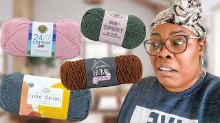 YARN SNOB REVIEWS  Lion Brand Fall 2022 Yarns [I Actually *Don't* Hate Cotton...]