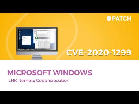 0patching LNK remote code execution vulnerability CVE-2020-1299