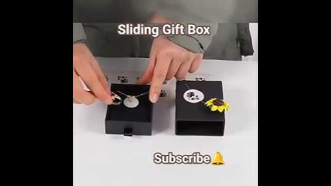 Sliding gift box, drawer box, jewelry packaging cardboard box, custom logo, color and size.