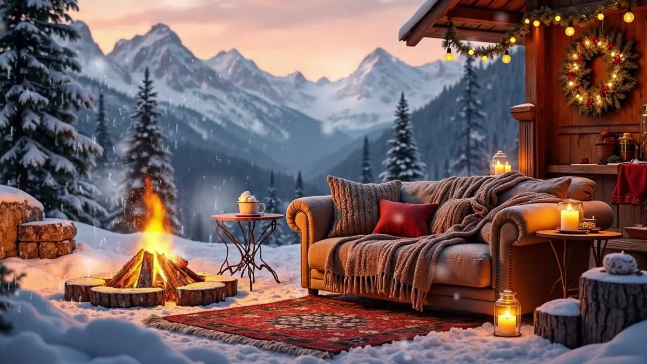 Christmas Jazz Instrumental Music 🎄 Cozy Christmas Coffee Shop Ambience with Jazz Relax