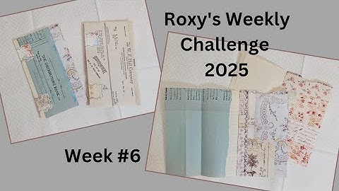 Floating Pocket with a Flip-out Journal Spot #roxysweeklychallenge2025 Week 6