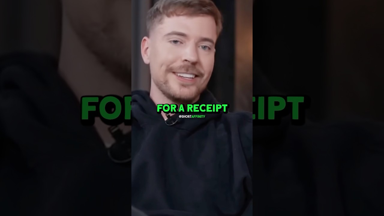 Why MrBeast ALWAYS Asks For A Receipt