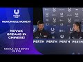 Novak djokovic talks in chinese at press conference  united cup 2024
