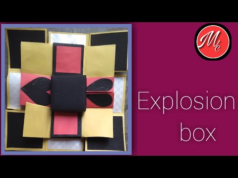 Explosion box.. Explosion box for birthday.. Explosion box for bestfriend..