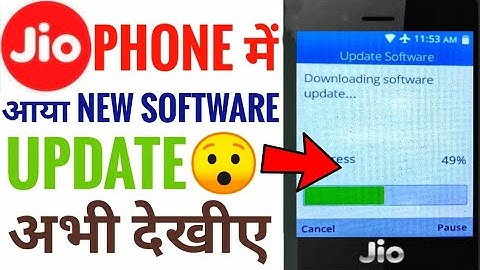 Jiophone New Software Update Today | Jiophone F90m Software Update | Techno Shiva