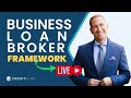 Business loan broker framework