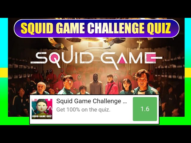 Squid Game Challenge Quiz Answers Score 100%, Earn free robux