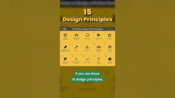 15 Design Rules for BI Dashboard! 📊🌟 #codebasics #shorts #dataanalysis #data