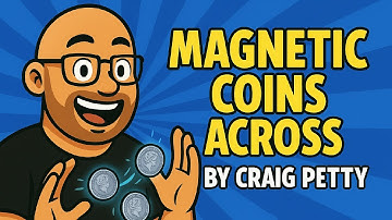 Magnetic Coins Across by Craig Petty | Available To Learn On The Netrix