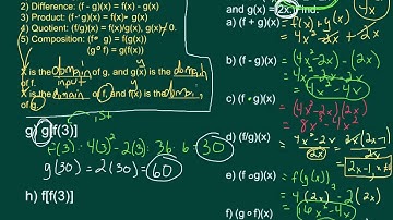 4 - 2 Operations on Functions Part 1