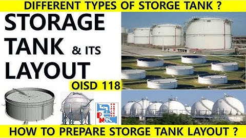 Opslagtanks | Lay-out van opslagtanks | OISD 118 | Leidingmantra |