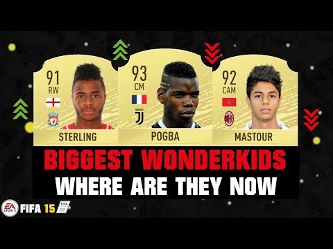 FIFA 15&rsquo;s BIGGEST WONDERKIDS WHERE ARE THEY NOW 😱🔥| FT. POGBA, STERLING, MASTOUR... etc