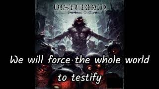 DISTURBED - MINE (Lyric Video)