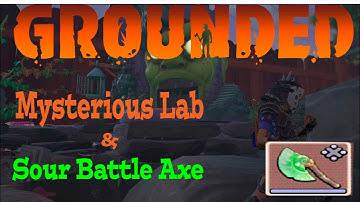 Grounded Sour Battle Axe ,Mysterious O.R.C. Lab, and Tier 3 Crafting Recipe! #grounded