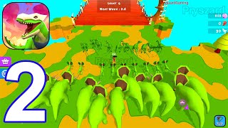 Dino Island: Collect & Fight - Gameplay Walkthrough Part 2 Dino Army Commander (Android, iOS) screenshot 4