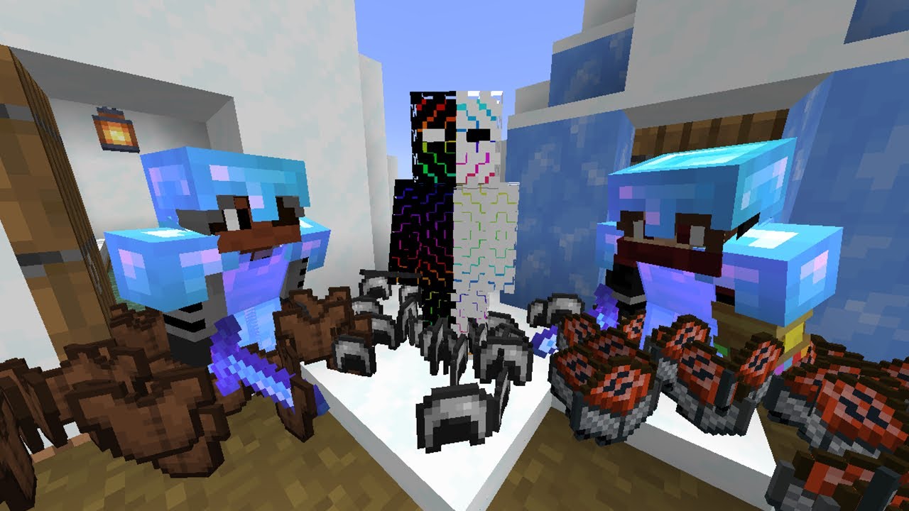 Minecraft Random Item Challenge VS 2 Diamond Juggernauts