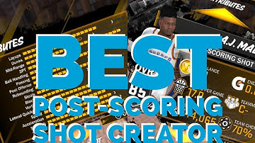 THE BEST POST-SCORING SHOT CREATOR IN NBA 2K 18 | NBA 2K 18 MY CAREER