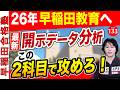 【早稲田教育】英語以外で勝ちにいく！26年入試へ最新開示分析