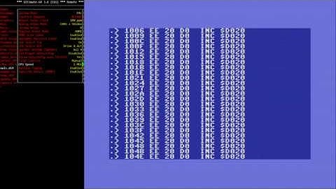 Ultimate 64 1.34 turbo demo with assembly program part 2